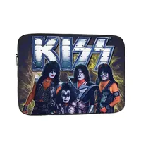 Kiss Rock Band Retor Notebook Laptop Bag Case Pouch 10 12 13 15 17 Inch Notebook Sleeve Cover Bag Tablet Shockproof Case Bag
