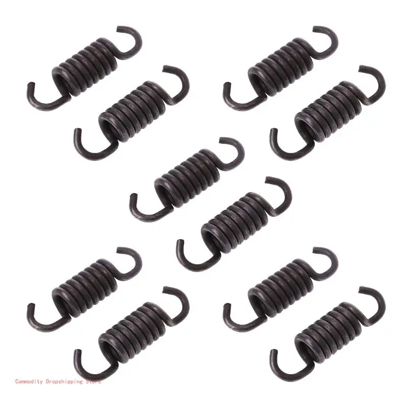 10Pcs Chainsaw Clutch Tension Spring Set Chainsaw Accessories for Grass Mower Lawnmower Fit on Original Machine