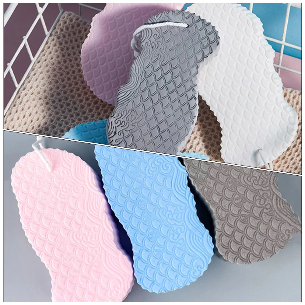 

3pcs Painless Bath Sponge For Kids Baby Bathing Tool Household Bathing Supplies Cleansing Body Scrubber Home Use Travel Friendly