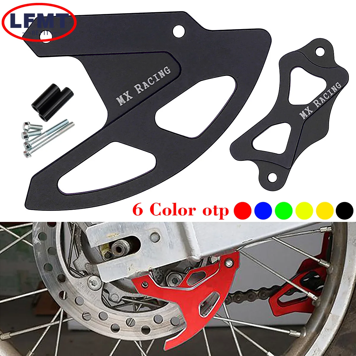 

CNC Rear Brake Disc Brake Caliper Guard Caliper Cover For Honda CRF 250R 250X 250RX 450R 450X 450RX 450L CR125R CR250R Universal