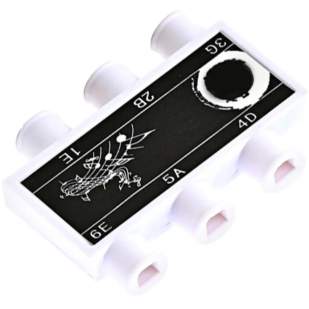 

Black Guitar Pitch Pipe Durable Plastic Tuner for Acoustic Electric Guitars Musical Instrument Parts Easy to Use Long Lasting