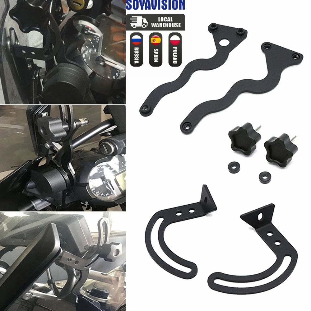 For BMW R1200GS Adventure R1250GS Parts Windshield Support Holder Windscreen Strengthen Bracket GS1200 R1200 GS LC/ADV 2014-2018