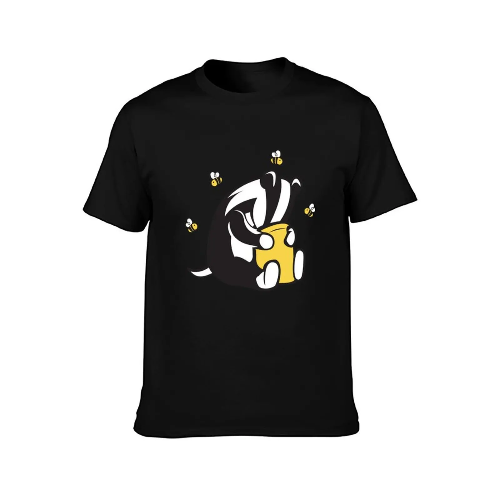 Badgers Like Honey Too T-Shirt Basic Lightweight Short Sleeve Tee T-Shirt
