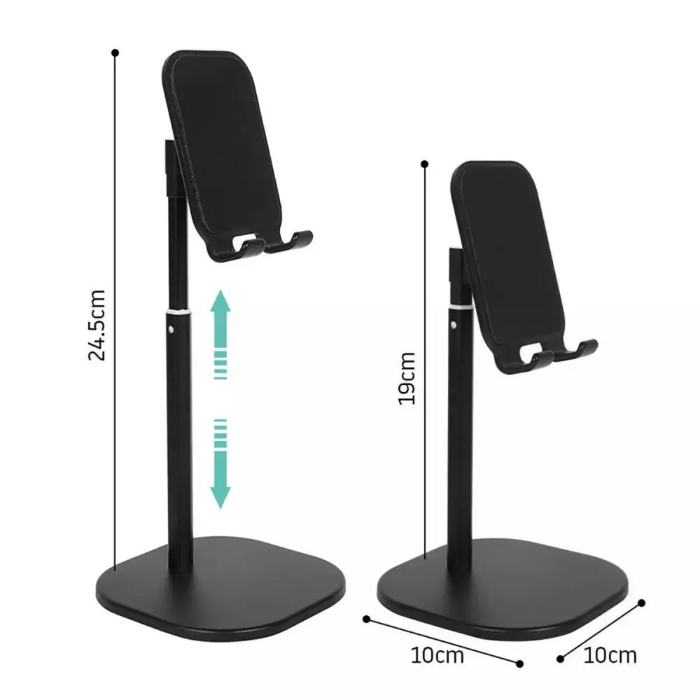 1 шт. черный/белый регулируемый держатель для телефона со свободными руками для iPad iPhone Kindle Tablet
