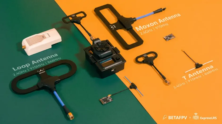 BETAFPV Moxon V2 Antenna a lungo raggio 2.4GHz 915MHz 868MHz ad alto guadagno per ExpressLRS ELRS TX RX Drone FPV RC System
