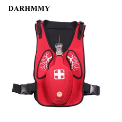 DARHMMY gilet indossabile Heimlich Anti soffocamento per adulti/bambini per l'allenamento di pronto soccorso