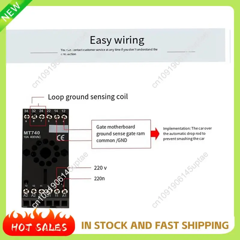 N88R 10X PD132 Single Channel Inductive Vehicle Loop Detector For Car Parking Lot Vehicle Loop Detector ENGLISH VERSION