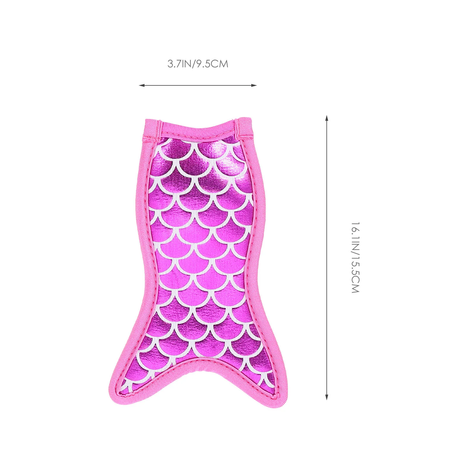 4 Pcs Popsicle Set Ice Cream Cone Holder Stand Mermaid Ice-Lolly Cover Stick Holders Bags Neoprene Protective Child Insulated