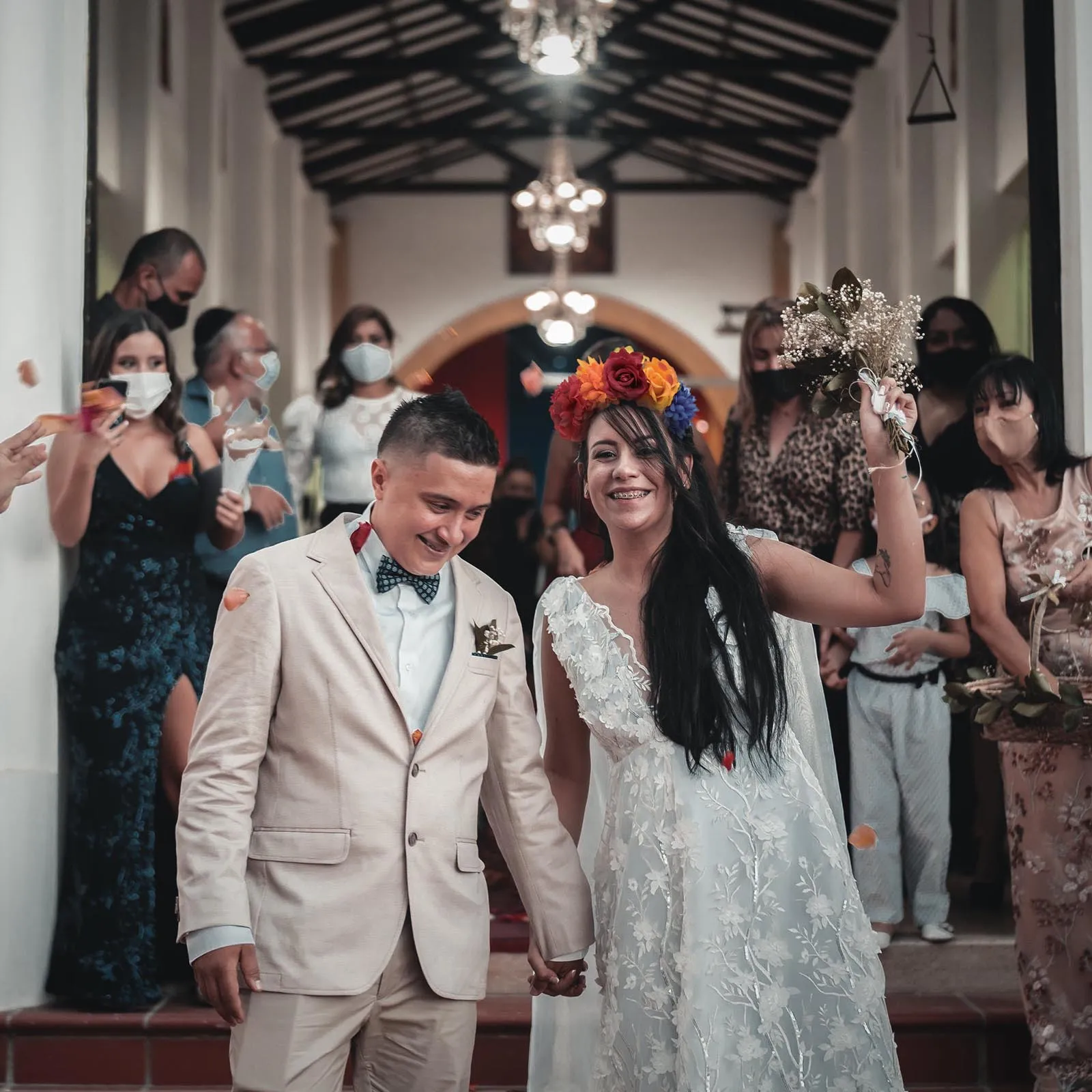 Floral Rose Crown Headband Multiple Styles Bridal Flower Wreath Wedding Family Photography Festival Fashionable Hair Decor