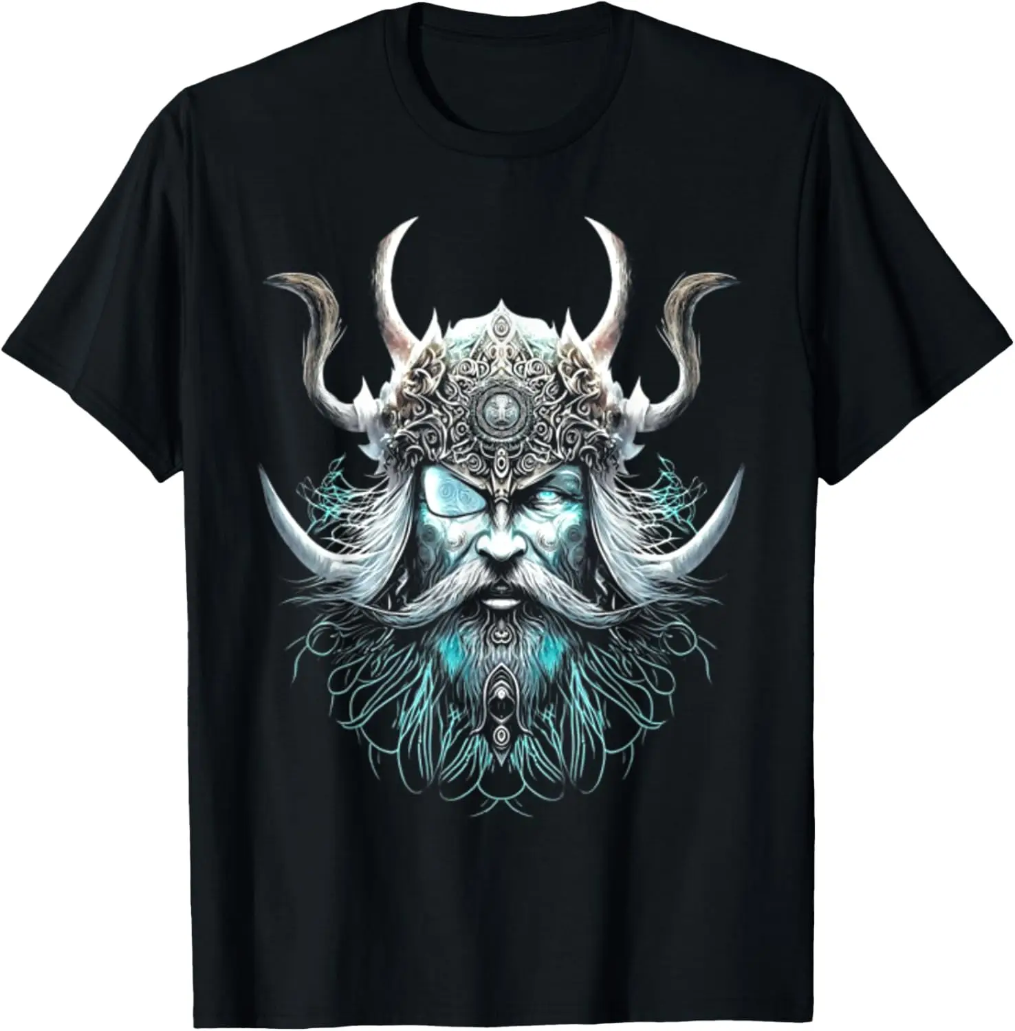 

North Myths Odin Valhalla T-Shirt 100% Cotton O-Neck Short Sleeve Summer Casual Mens T-shirt Streetwear