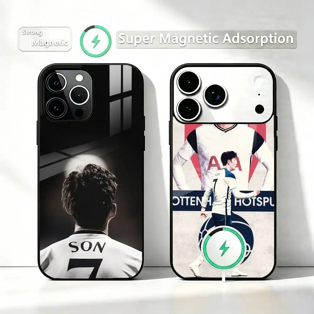 Football star Son Heung-min  Phone Case For iPhone17,16,15,14,13,12,11 Plus,Pro Compatible with magnetic wireless charging
