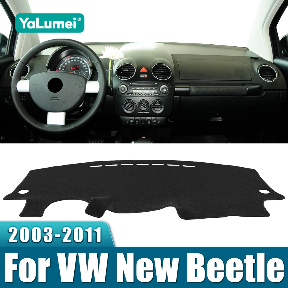 Für Volkswagen VW New Beetle 2003-2011 Armaturenbrett-Abdeckung, Lichtschutzmatte, Instrumententeppich