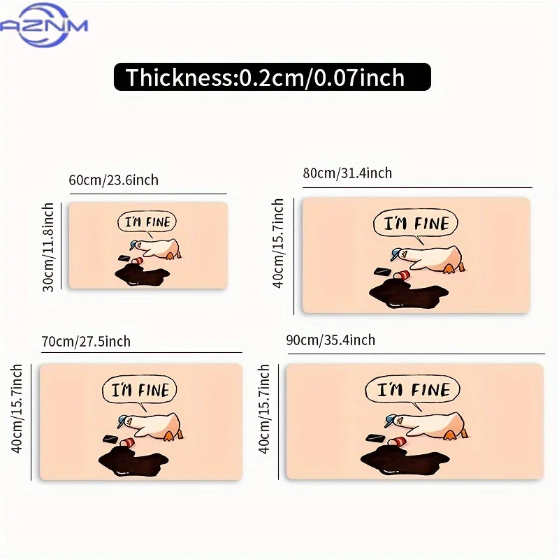 Extra-Large Thick Non-Slip Gaming Mouse Pad | Durable Edge Lock Design, Suitable For Pc, Laptops, Desks, And Home Use, Multiple