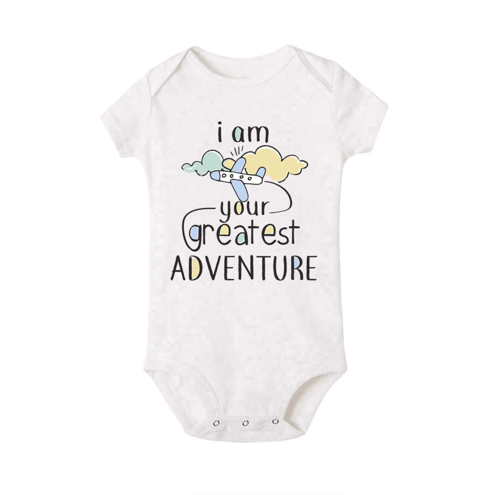 I Am Your Greatest Adventure – Pelele estampado bebé, mono manga corta - imagen 4
