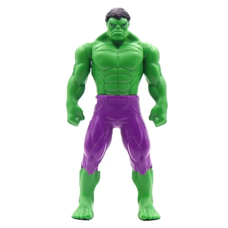 Disney Toys Marvel Spiderman Hulk Ironman Action Anime figure modello Pvc giunti mobili collezione di bambole girevoli modello 18cm