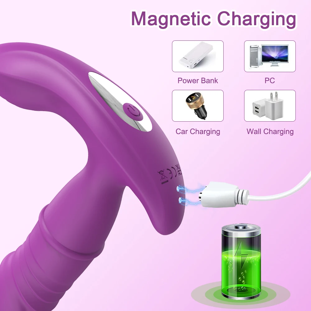 2 In 1 Telescopic APP Control Vibrator Female Clitoral Stimulation G Spot  Massager Wearable Sex Toys for Women Couples Adults