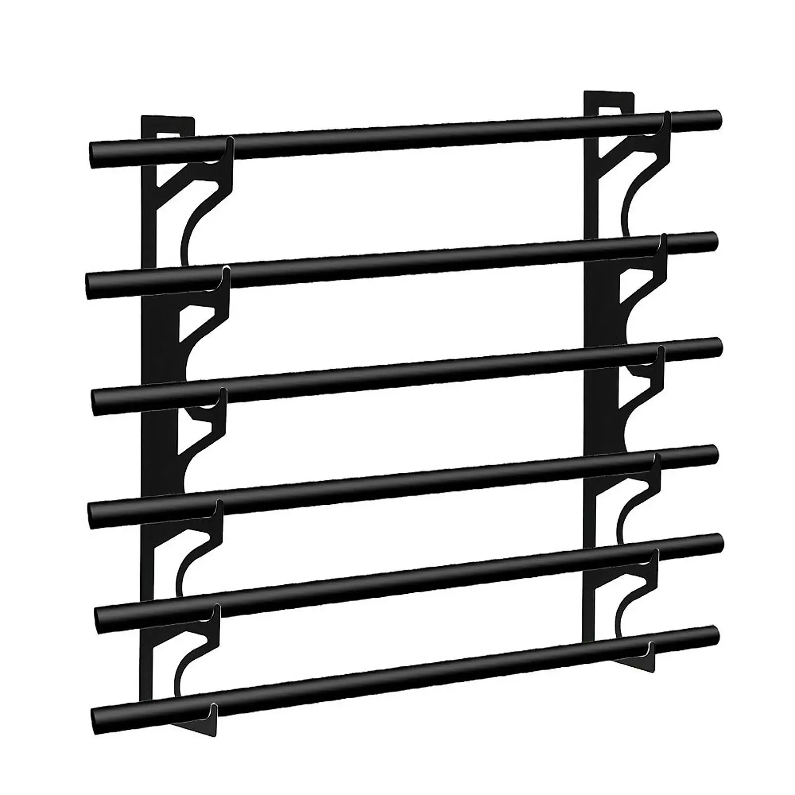 Wall Mounted Fishing Rod Holder Versatile for Basement Restaurants Shop