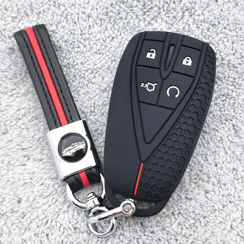 Hot Sale Silicone Car Key Case Cover for Changan UNIT UNIK CS35PLUS CS55 PLUS CS75 PLUS Oshan X7 X5  Accessories Keychain Shell
