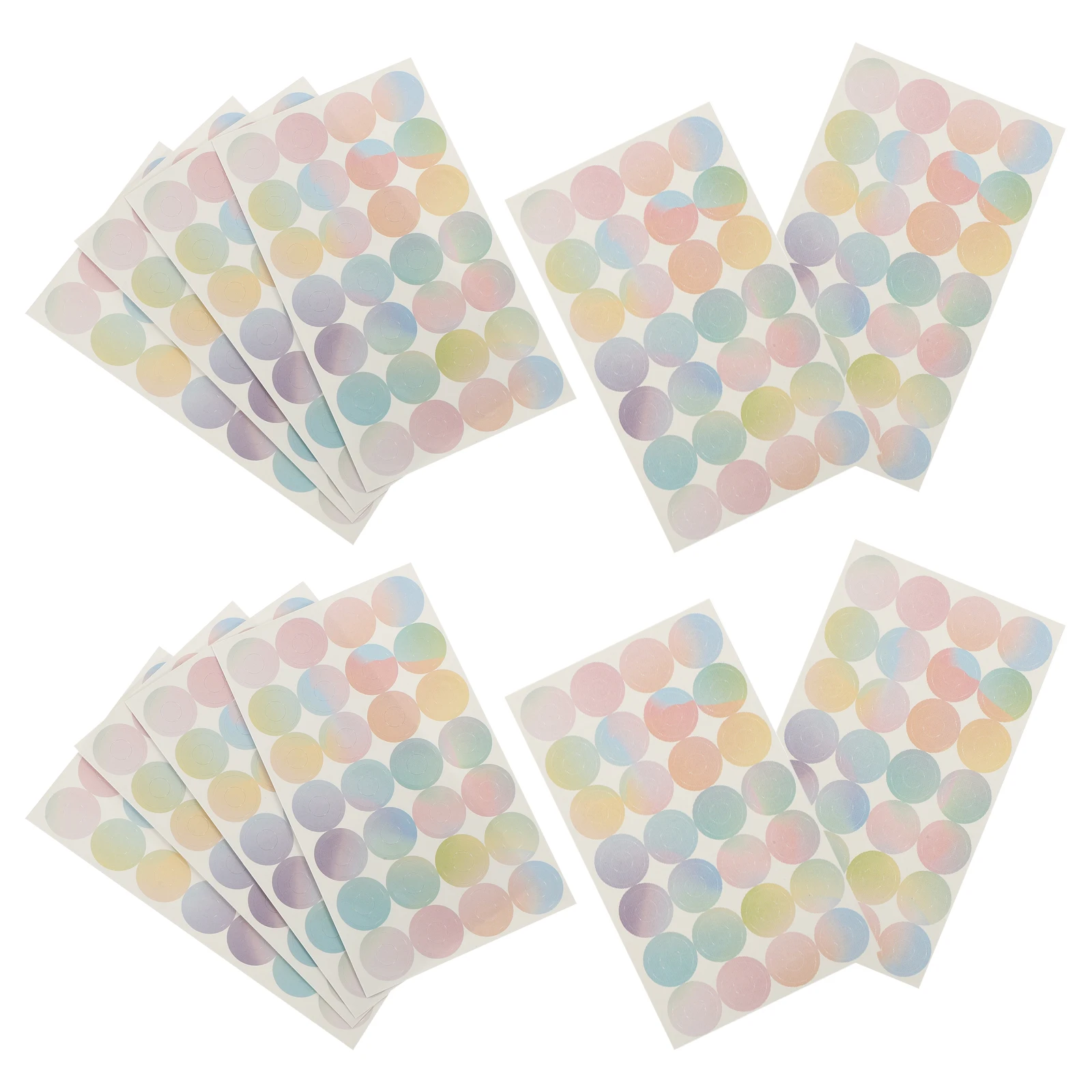 

16 Sheets Protective Sticker Label Hole Reinforcement Stickers Heavy Duty Binder Paper Office Supplies Page Circles Protector