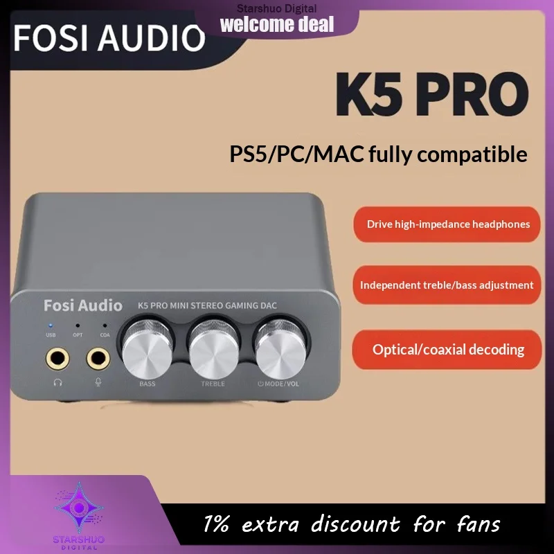 Fosi Audio K5 Pro E… - image