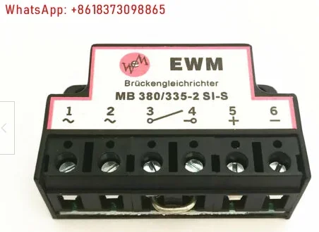 

Ewm mb380/335-2 si-s motor brake rectifier