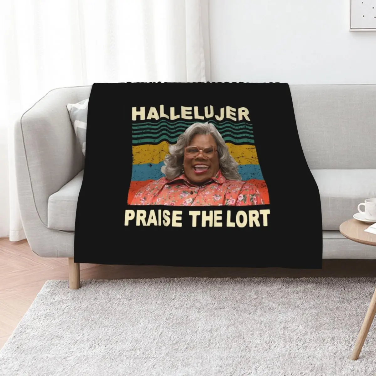 

Madea Hallelujer Praise The Lort Tyler Perry'S House Of Payne Funny Cute Throw Blanket Luxury Throw Comforter Stuffeds Blankets