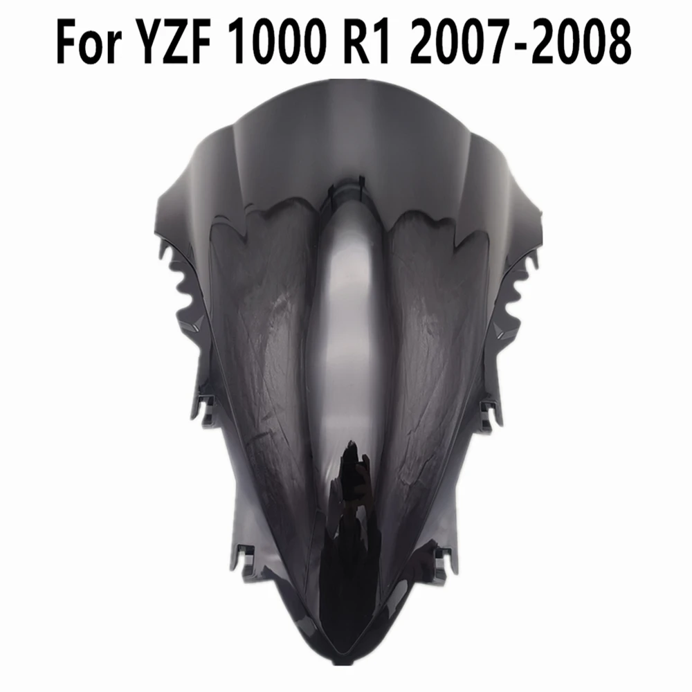 

For Yamaha R1 2007-2008 Fit YZF 1000 Wind Deflectore Windscreen Windshield Convention Black Clear