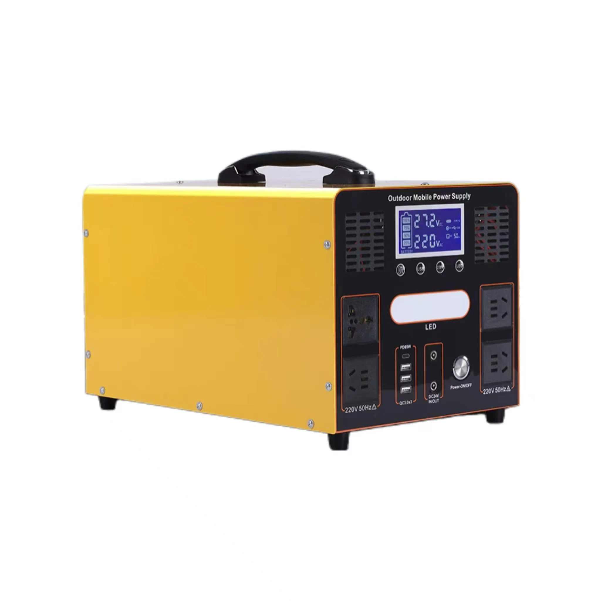 

Портативная электростанция 4000 Вт для улицы, автономная батарея для прямых трансляций, автодомов, кемпингов, аварийного использования, высокомощный резервный аккумулятор