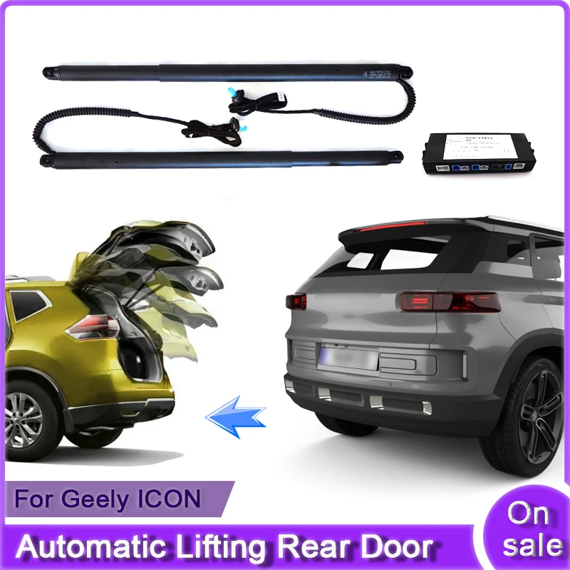 For Geely ICON 2020~2024 Car Electric Tailgate Lift System Kit Auto Tail Gate Opener Automatic Lifting Rear Door