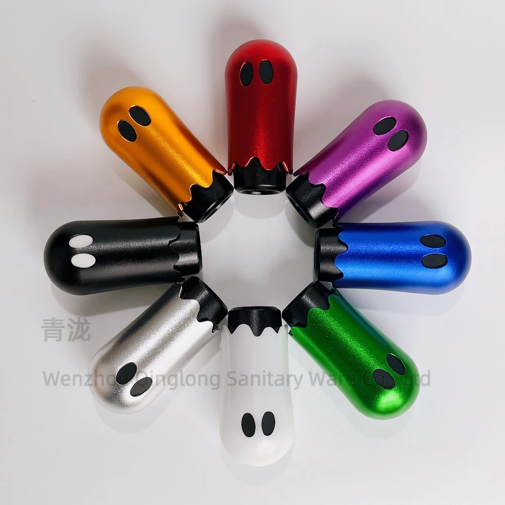 

MUGE-Universal M8 M10 M12 JDM Ghost Ручка переключения передач Симпатичная автомобильная ручка переключения передач в стиле Хэллоуина, высота 86 мм с адаптерами SFN204