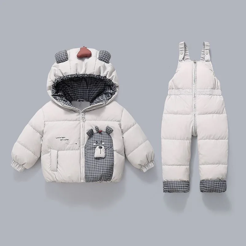 olekid-set-di-abbigliamento-invernale-per-bambine-2-pezzi-per-bambine-dai-1-ai-4-anni-giacca-in-piuma-d'anatra-a-quadri-completo-con-pantaloni-a-vita-alta-abbigliamento-da-neve-per-bambine