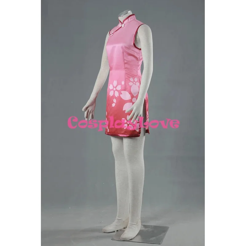 L'ultimo Sakura Haruno Costume Cosplay di 4 generazione abito Cheongsam cinese Stock su misura di alta qualità