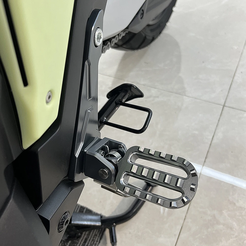 لهوندا XADV750 2021 2022 2023 2024 2025 دراجة نارية مساند القدم ربط القدم أوتاد دواسة جبل مسند القدمين الدائمة مع دواسة القدم #2