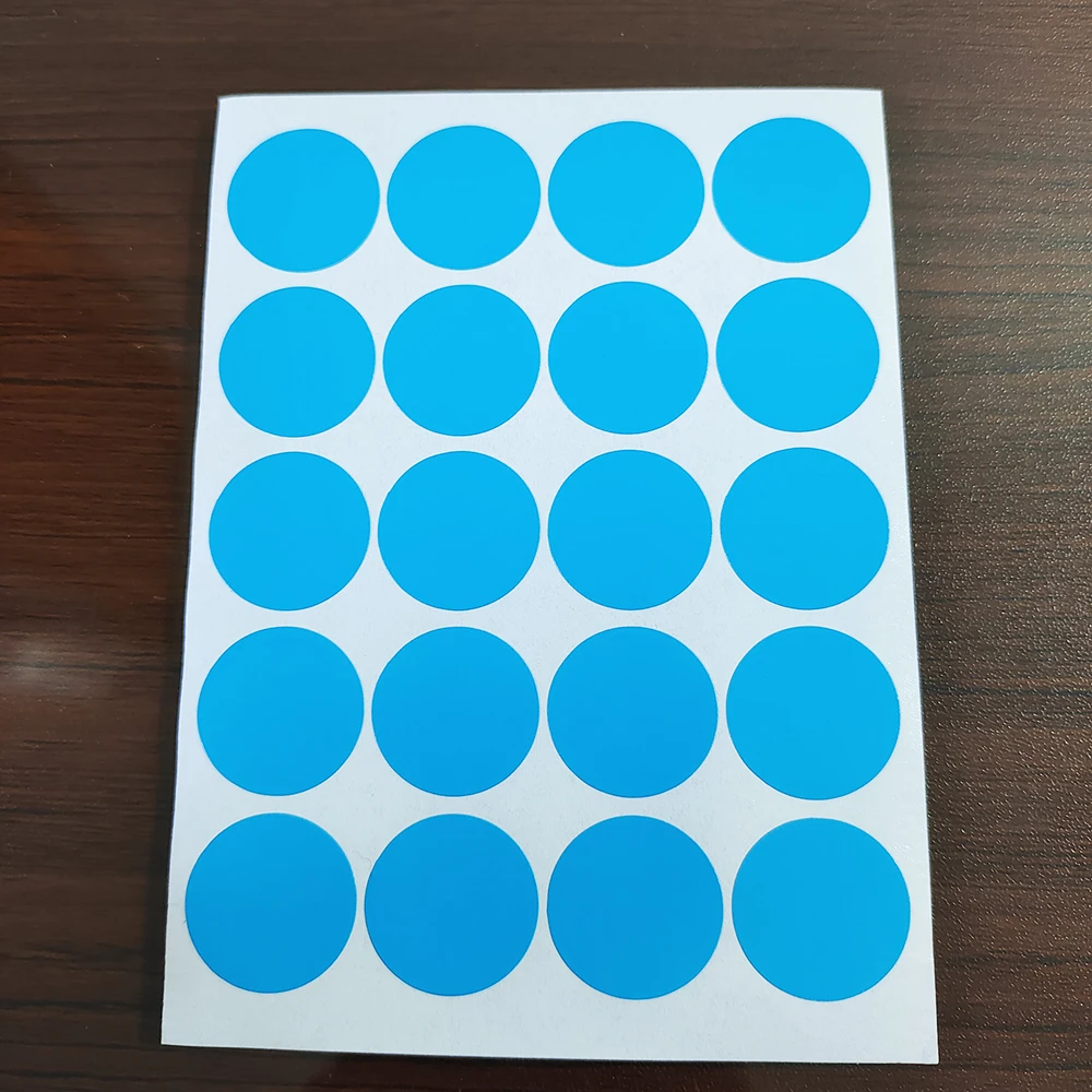 200 stücke 20mm bunte runde Punkte Papiere tikett Aufkleber für Home Shop Dekoration oder Schul büro Dateien Klassifizierung einfarbig – Detail 11
