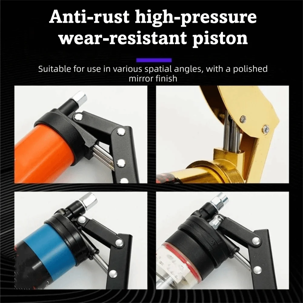 Heavy Duty Grease Fitting Unclogging Tool 600CC 900CC High-Pressure Unclogging Tool Sturdy Metal 400CC Lubrication Line Cleaner
