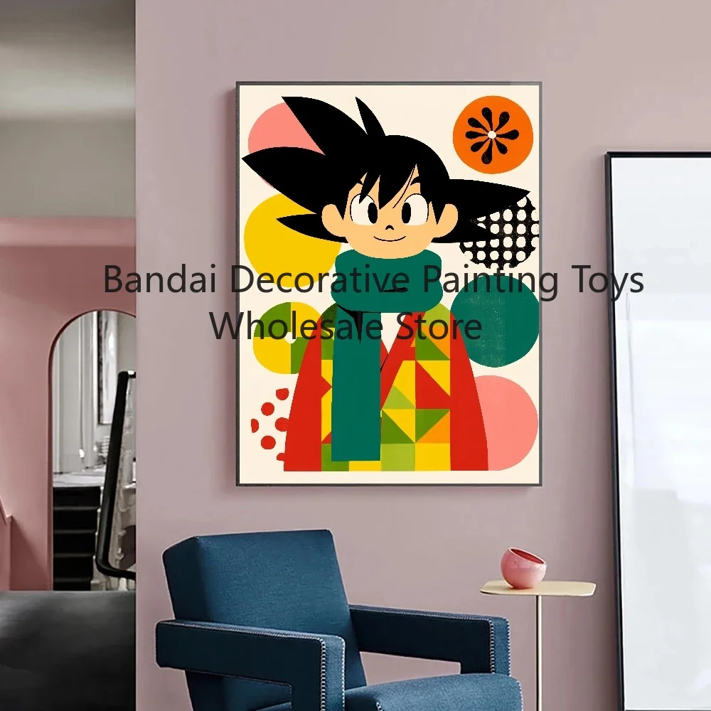 Affiches sur toile Dragon Ball DermatGoku, anime classique, personnalisé, moderne, décor de chambre d'enfant, cadeaux d'art de haute qualité, maison