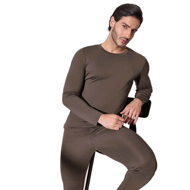 

Men Long Johns Austrian Modal Thin Men Base Layer Luxury Warmth Seamless Thermal Underwear Men