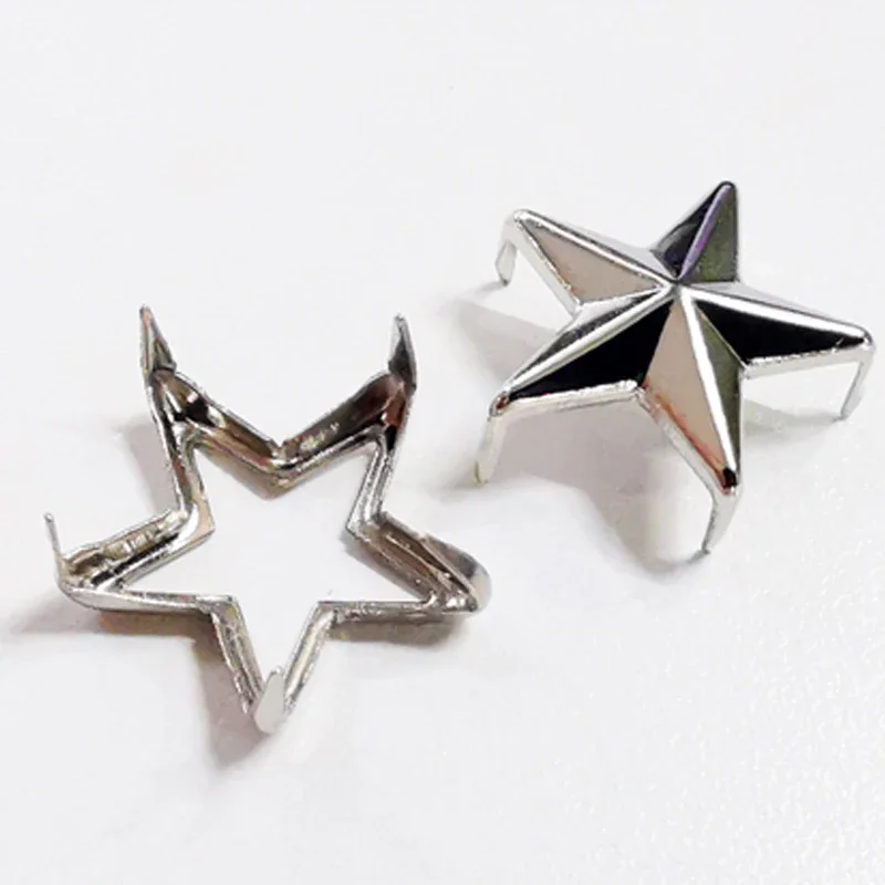 Garment Rivets 7mm 10mm 15mm 20mm Stars Spike Claw Studs Rivets Decorative Rivets Costume Studs DIY