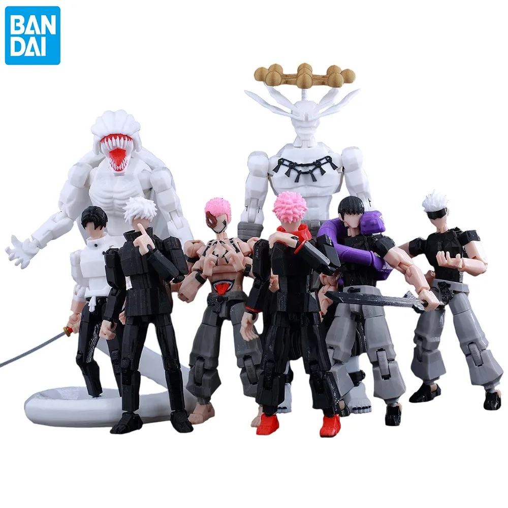 

9L3D Printed Anime Jujutsu Kaisen Sukuna Yuji Yuta Satoru Gojo Lucky Dummy 13 Movable Shapeshift Action Figures Mannequin Toys