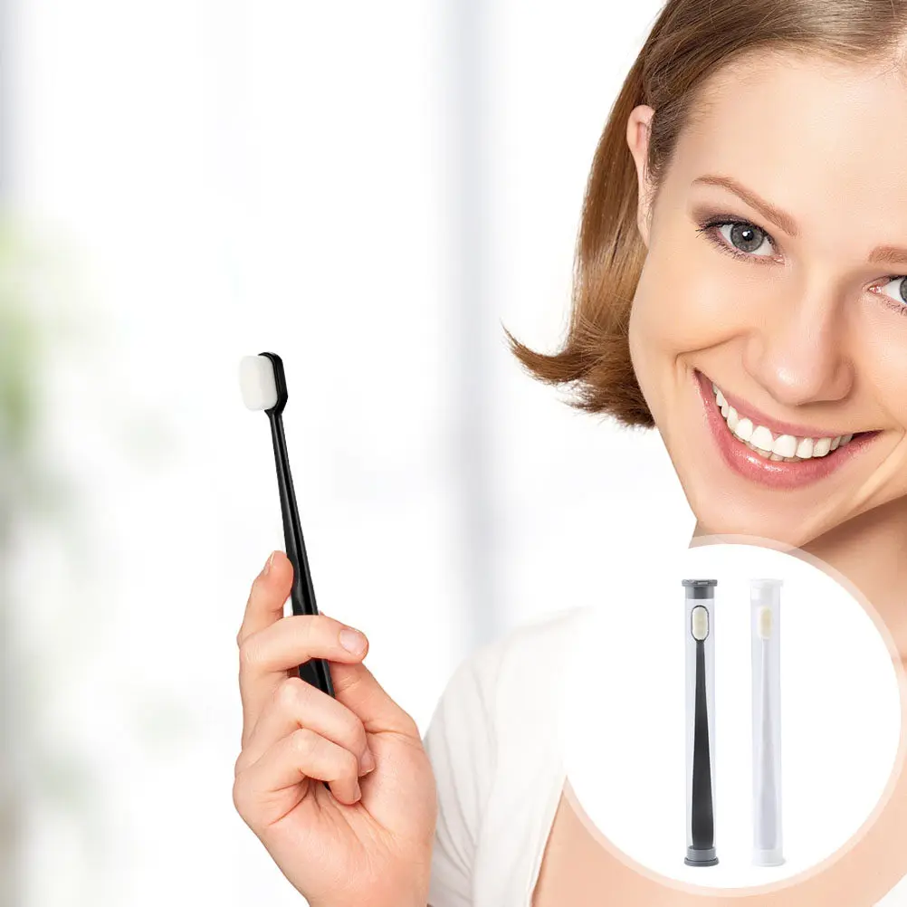 4pcs Micro-Nano Bristle Toothbrushes – Soft, Durable, Comfort Grip for Gentle Gum Care & Effective Teeth Cleaning