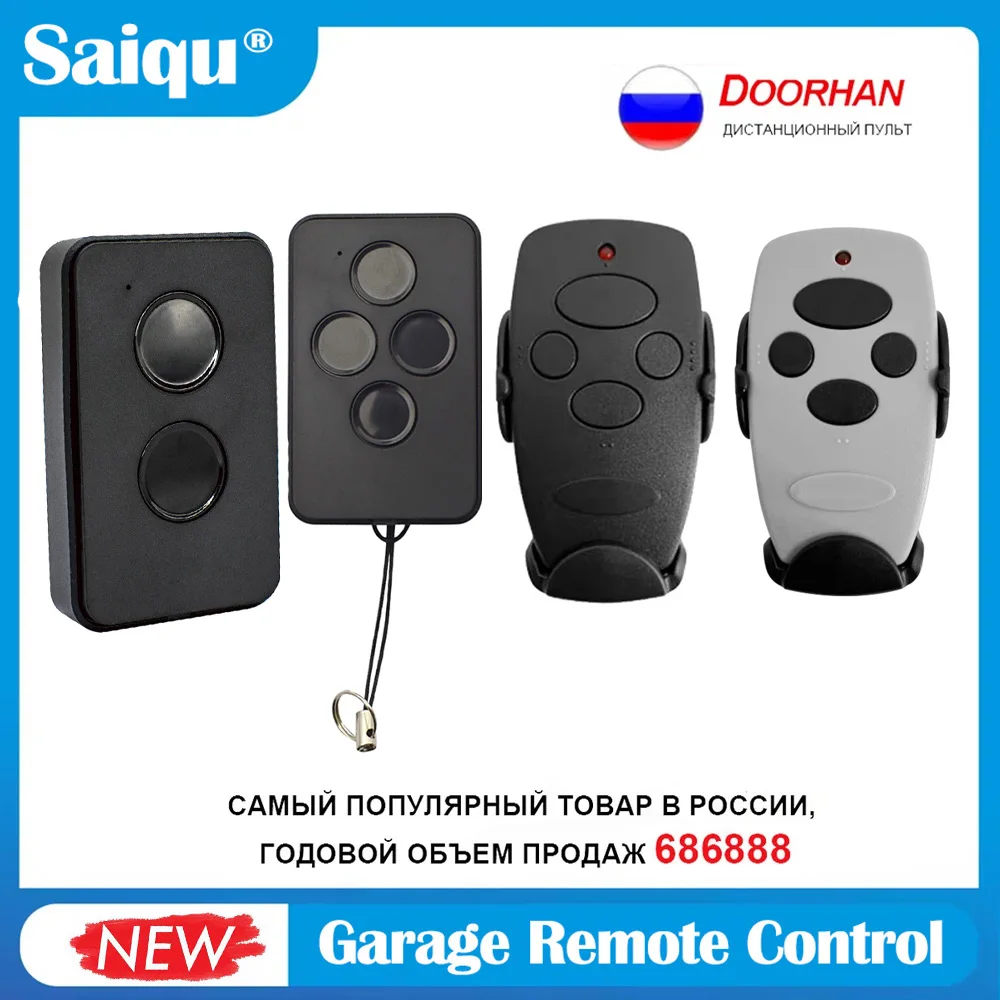 

DOORHAN TRANSMITTER -2 PRO DOORHAN TRANSMITTER -4 PRO Garage Door Barrier Remote Control 433mhz Rolling Code