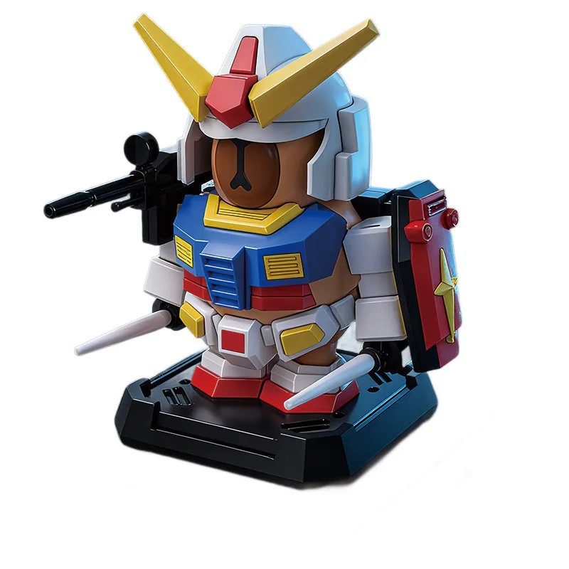 Rx-78-2 كابيبارا تجميع نموذج اللعب المفاصل المنقولة زينة للأقزام روبوت Mecha أطقم نماذج اللعب الهدايا #6