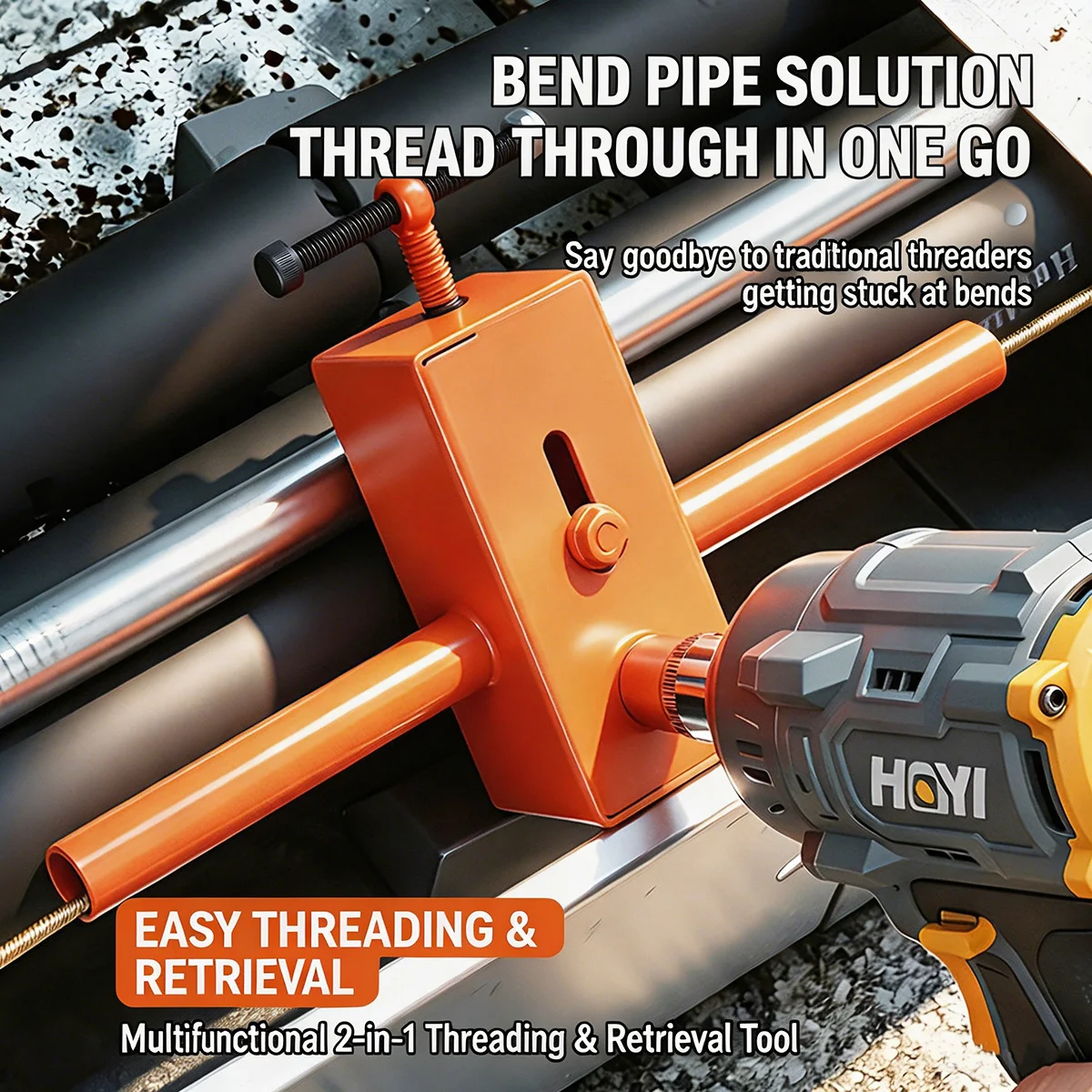半自動壁配線機 コンパクトポータブルケーブルプーラー 電動ド - Pipe Threading Machine のレビューと価格
