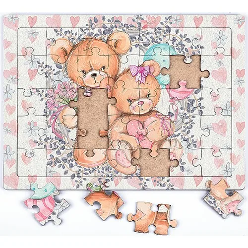 King Of Puzzle Bears Wooden Puzzle 35 Piece (Xxxv-02)