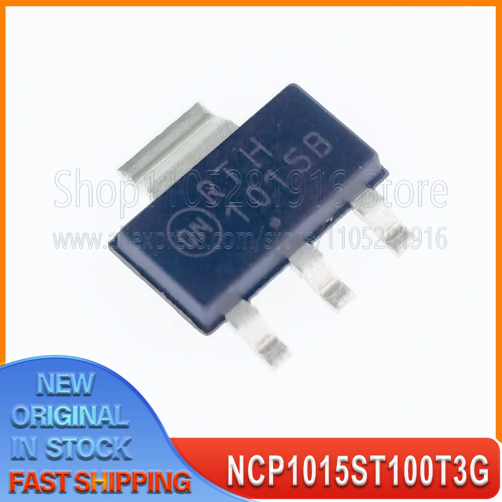 

5~50PCS/LOT NCP1015ST100T3G NCP1015ST100 1015B SOT-223 100% New Original Spot stock