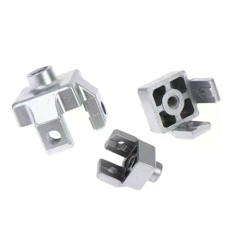 M8 M10 M12 2020 3030 4040 4545 Caster Foot Wheel Cup Connection Block Fixing Block Aluminum Profile Foot End Connection Block