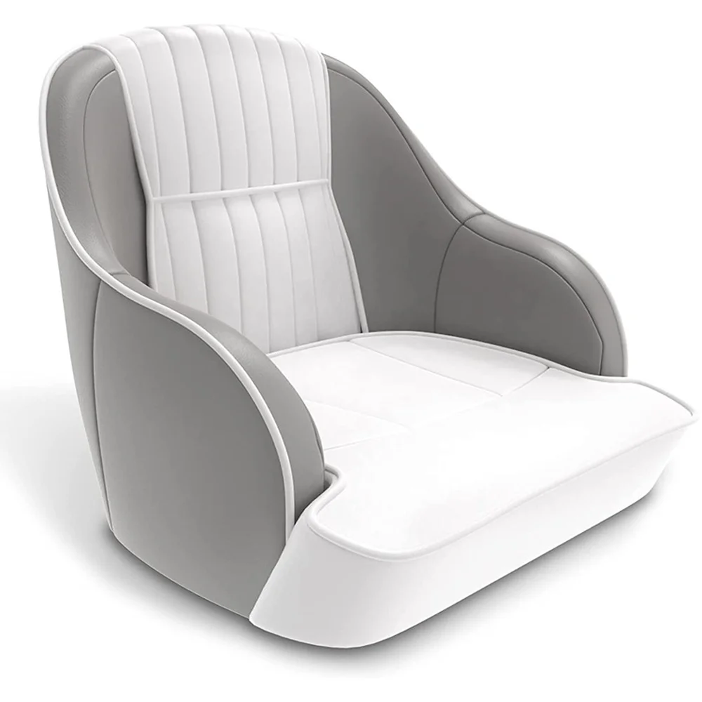 

Marine Seats PU Leather Waterproof Sunblock Folding Luxury Single Seat for Yachts Fishing Boats and so on
