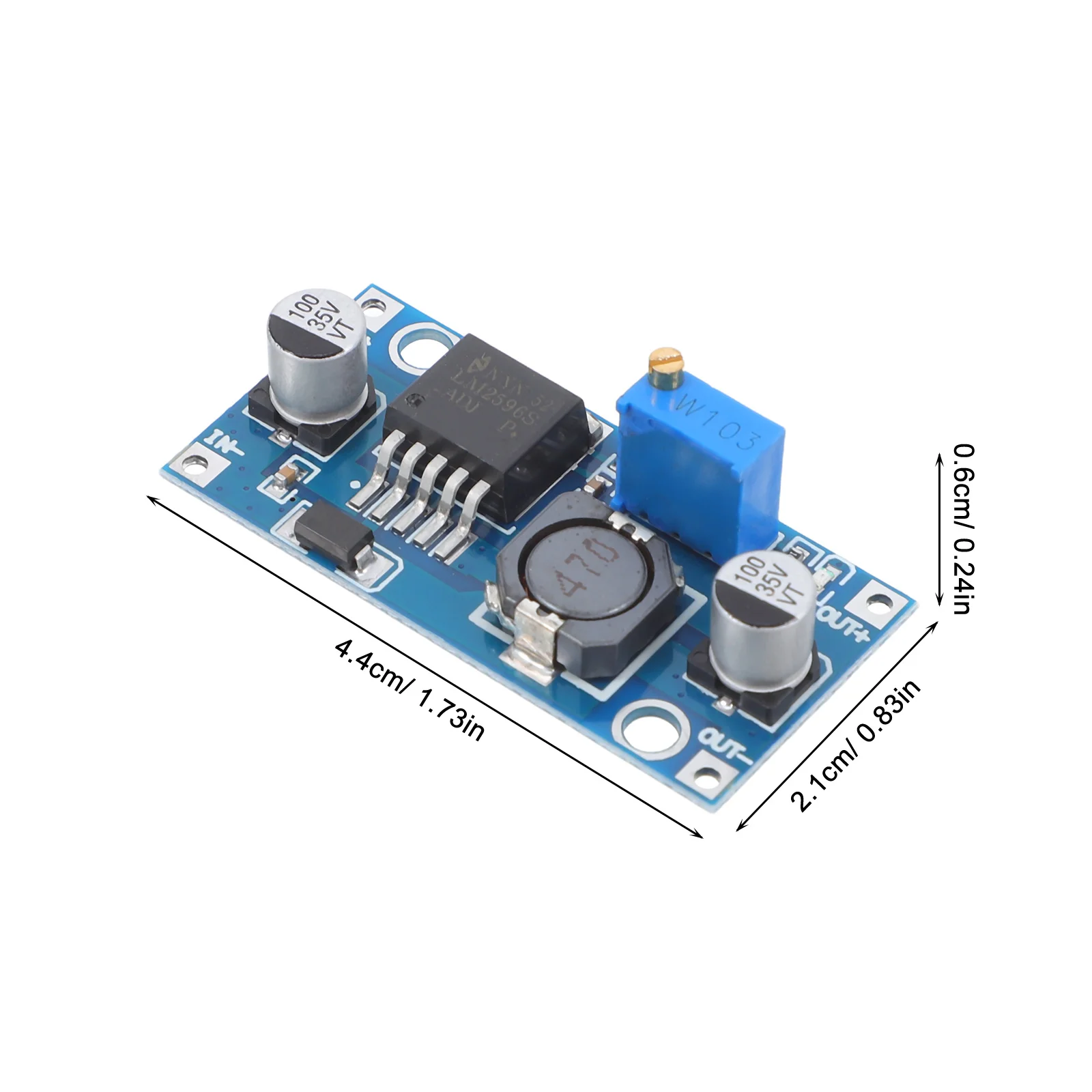 4 قطعة منظم جهد قابل للتعديل محول تيار مستمر-تيار مستمر وحدة إمداد الطاقة المتوافقة وحدة تنحى عالية الاستقرار