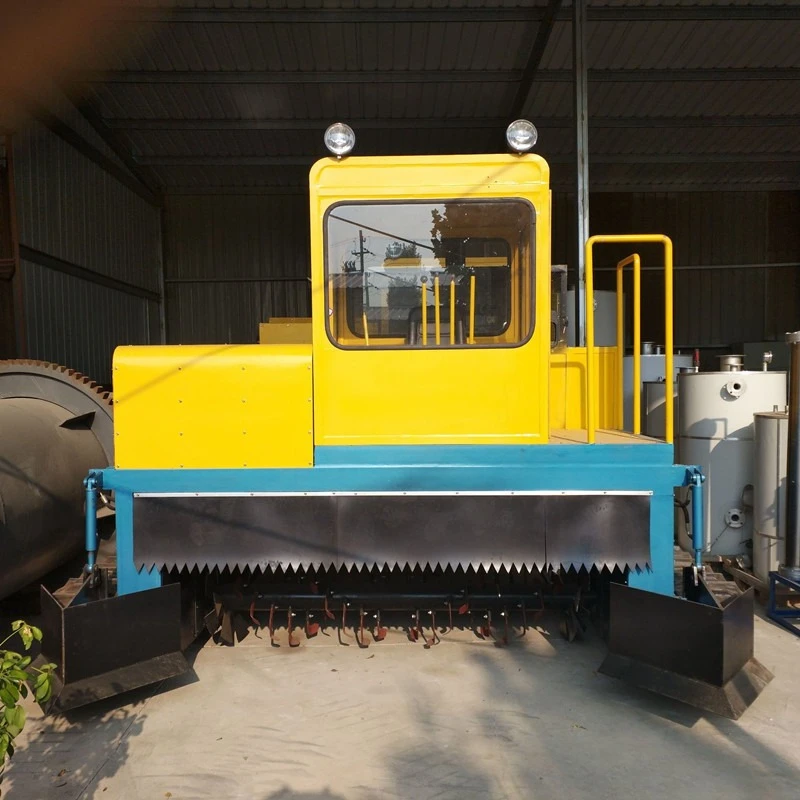 2400 crawler turning machine, organic fertilizer turning machine, compost turning machine c