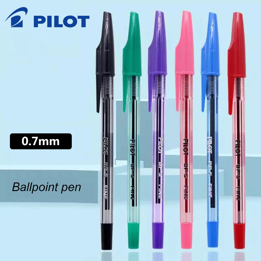 

6/12pcs Japan PILOT Ballpoint Pens BP-SF Color 0.7mm Bullet Head Oil Pen Classic for Writing Signatures School Office Stationery